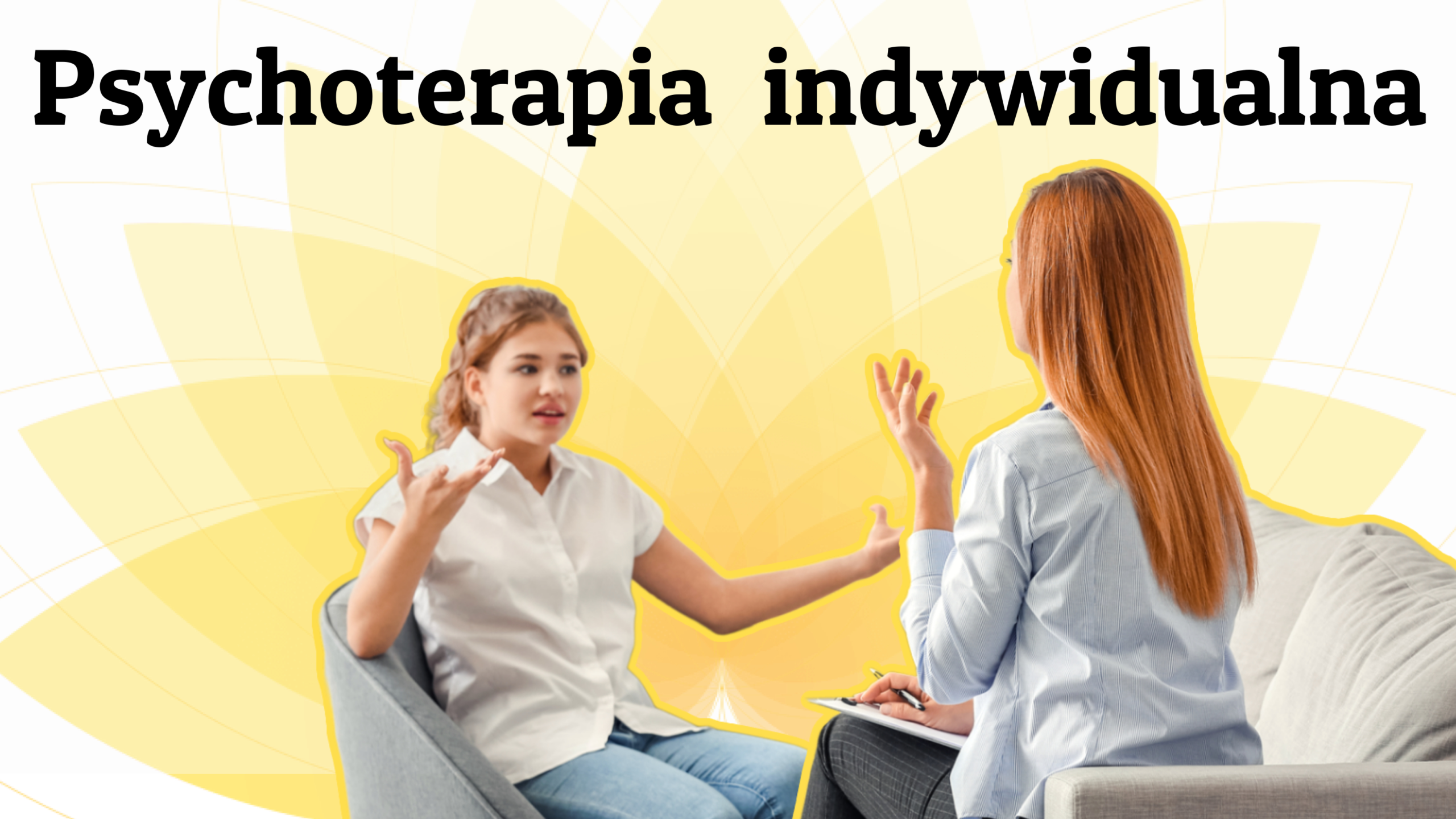 nastolatka podczas sesji psychoterapii indywidualnej