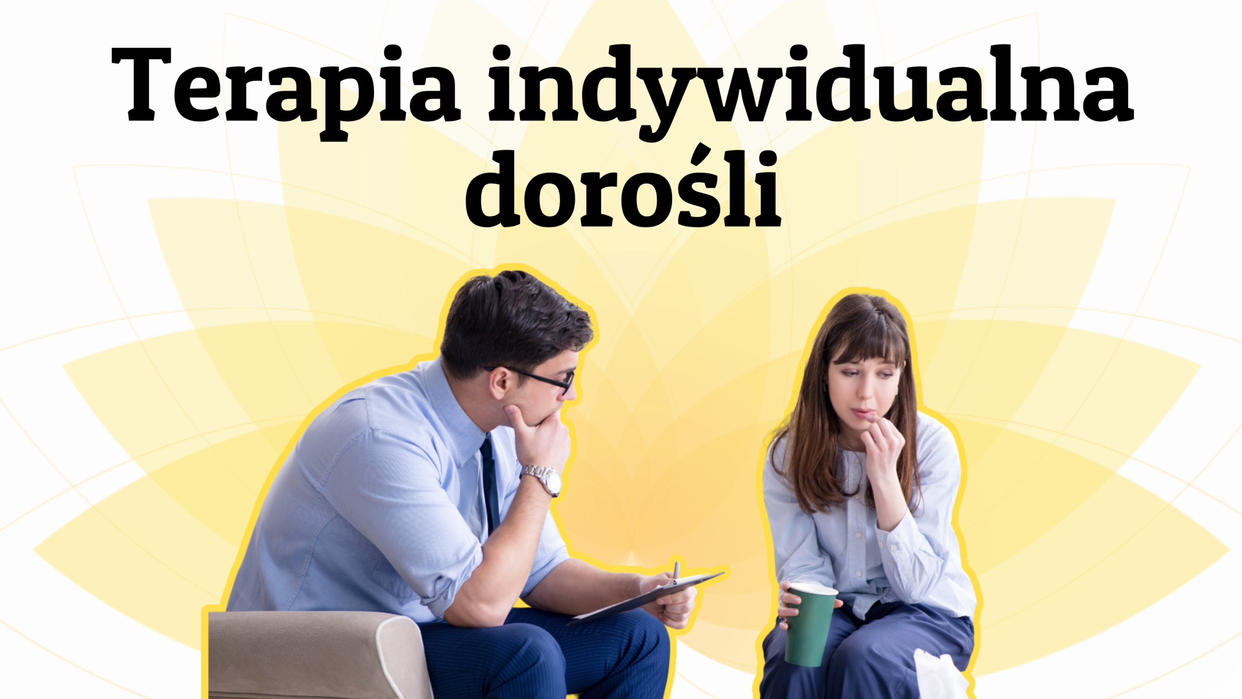 młoda kobieta w trakcie terapii indywidualnej dla dorosłych