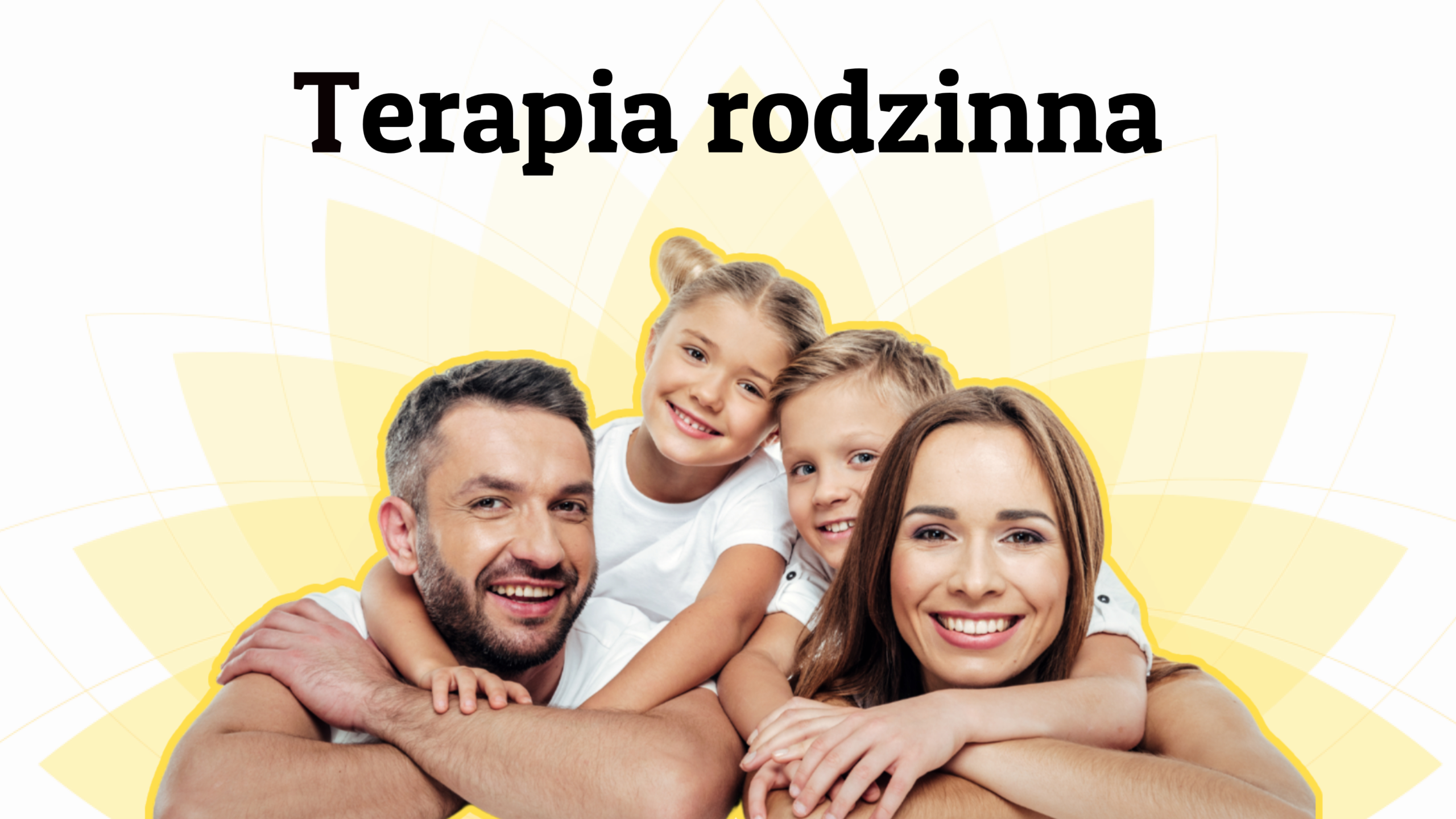 szczęśliwa rodzina po terapii rodzinnej